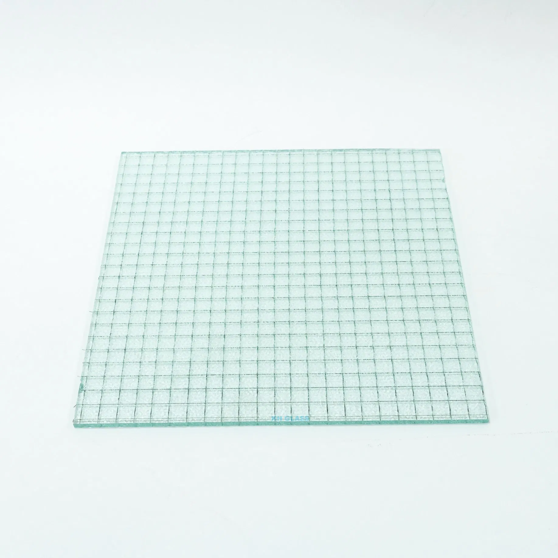 Frosted Wired Glass with Custom Pattern for Elegant Building Designs