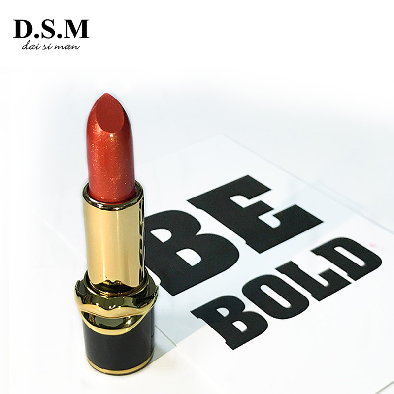 Dsm Waterproof Cosmetics 6 Color Red Lip Stick Women Lipstick