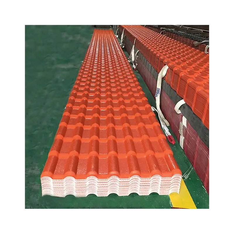 Excellent Anti-Load Performance Colorful Plastic Synthetic Resin PVC Roof Tiles