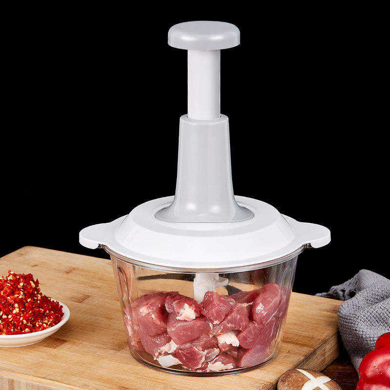 New Arrival Veggie Vegetable Slicer Cutter and Push Hand Onion Chopper Grinder