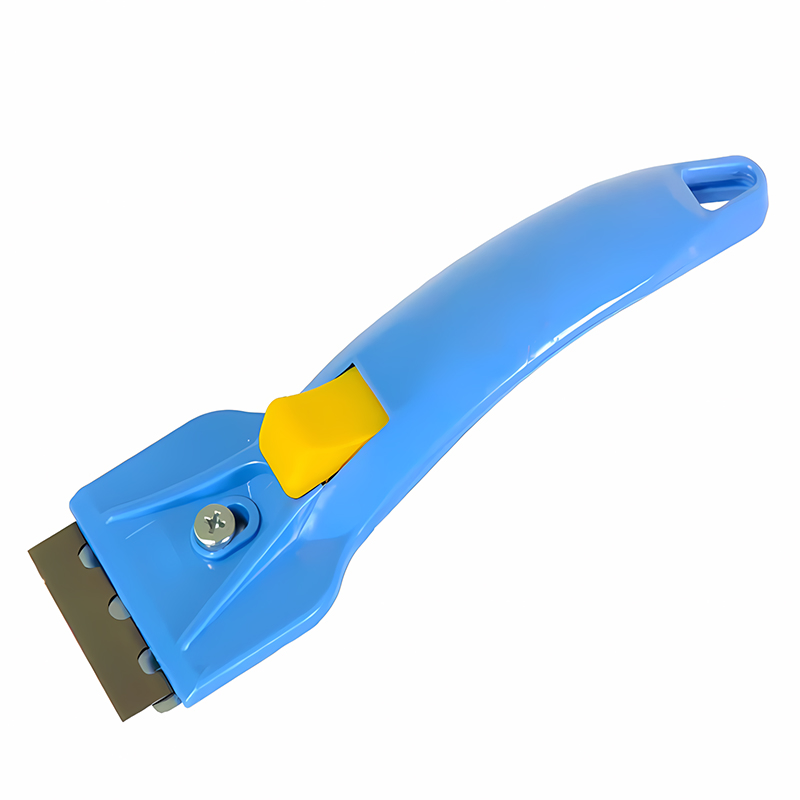 Cleaning Window Cleaning Scraper Plastic Razor Scraperwith Double-Edged Metal Blades