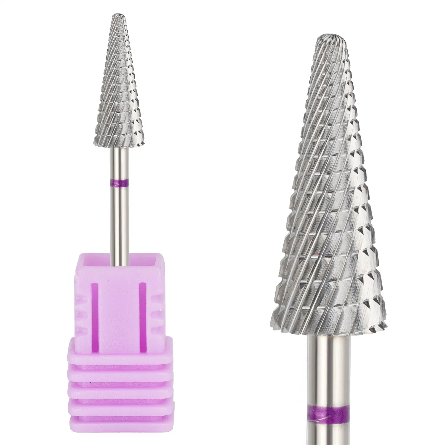 Spear Carbide Nail Drill Bit Rotary Burr Cuticle Clean Bits Milling Cutter for Manicure Nail Salon Tools Nail Drills