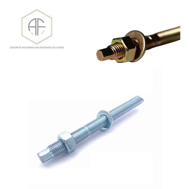 Wholesale Zinc Coating M10 Chemical Anchors Stud Carbon Steel Fastener Galvanized Anchor Bolt Mechanical Anchors