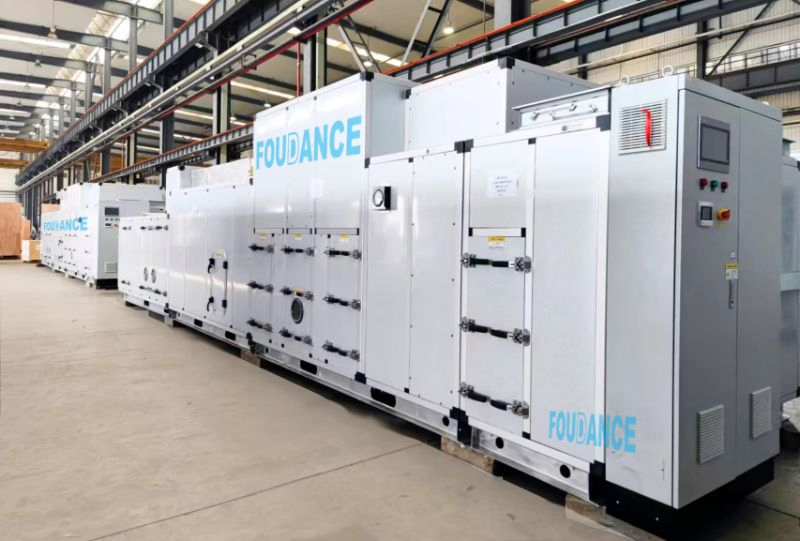 PLC Controlled Air Conditioning System Commercial Desiccant Wheel Dehumidifier Zcs-3000