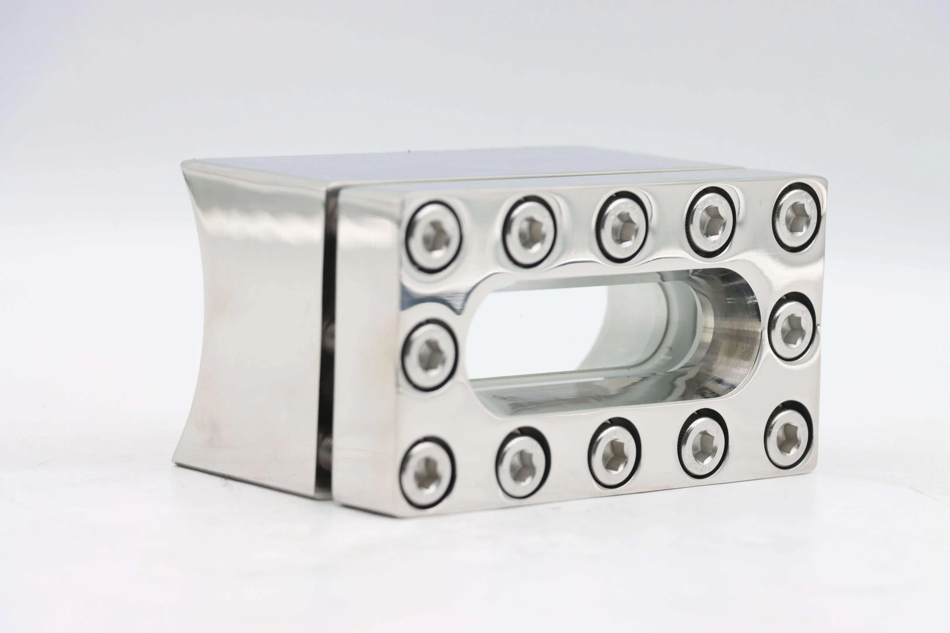 Sanitary Stainless Steel 304 316L Level Indicator Rectangular Flange Sight Glass for Tank
