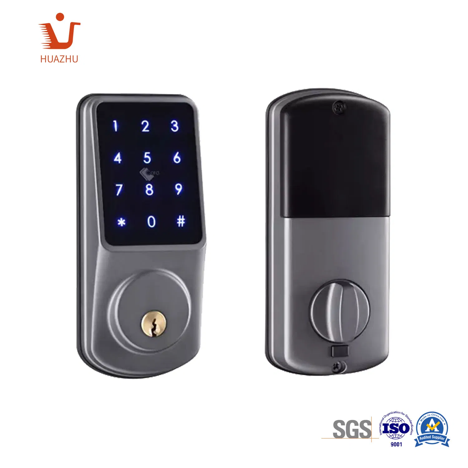 Automatic Waterproof Aluminum Fingerprint Digital Tuya WiFi Door Smart Lock