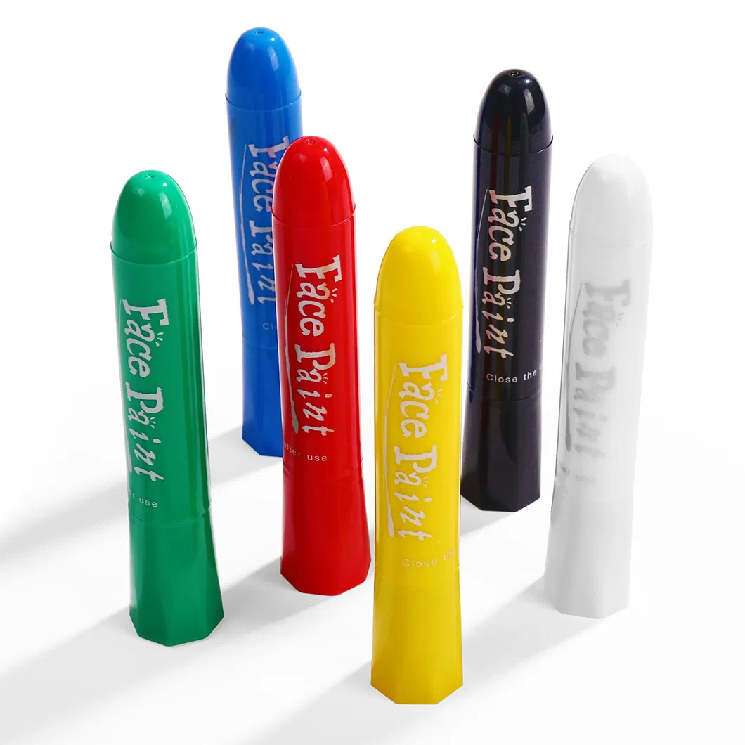 Face Body Paint Sticks Kit, Water Based Face Painting Crayon Set for Art Theater Halloween Party Cosplay Non-Toxic Washable