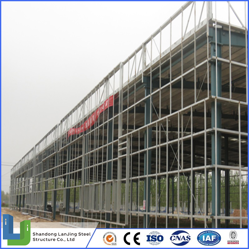 Wind-Resistant Fireproof Pre-Engineered Steel Structure Construction Building Shopping Mall with Insulated Sandwich Panel