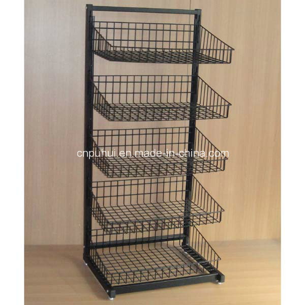 3 Tiers Shelf Flower Vase Metal Floor Display Rack (PHY394)