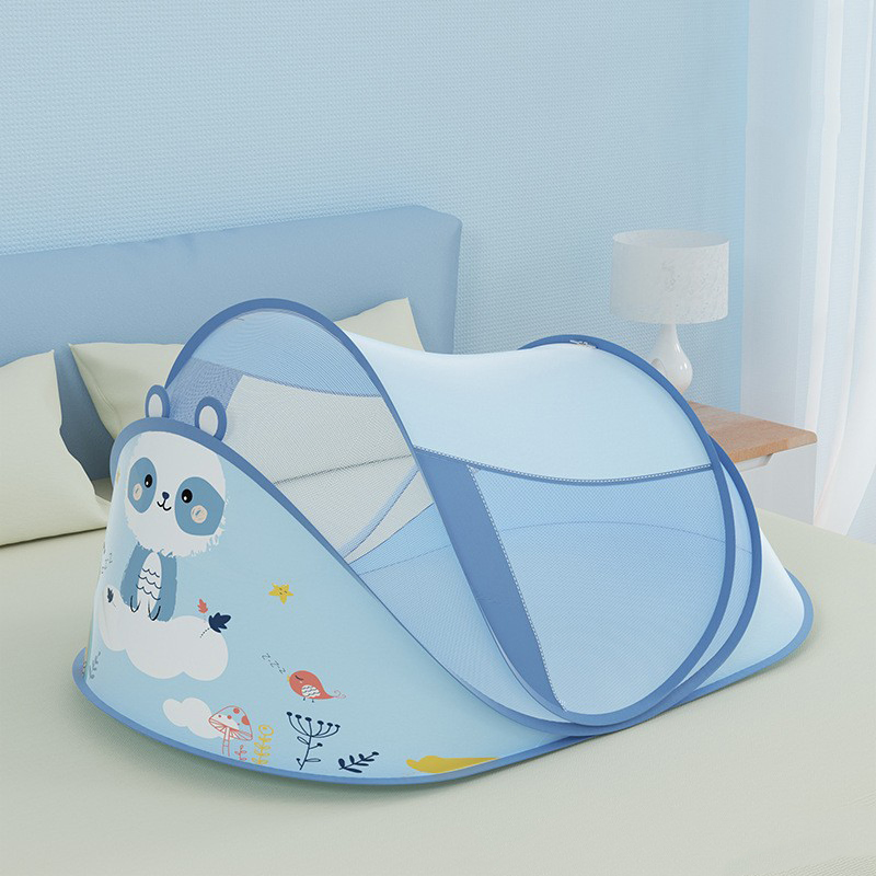 OEM 360° Protection Mosquito Net for Baby Crib Foldable & Portable with Carry Bag 2025 New