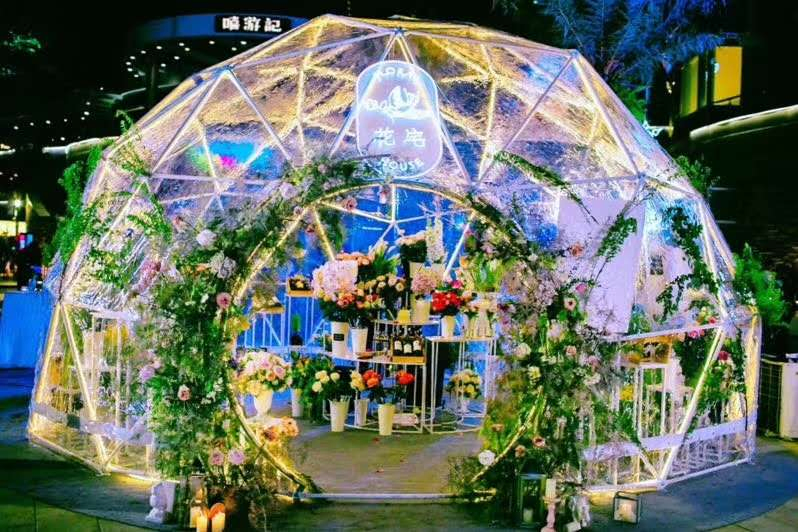 2025 Customized Dome Tent 15m 20m 25m Outdoor Big Restaurant Geodesic Tent for Exhibition Trade Show
