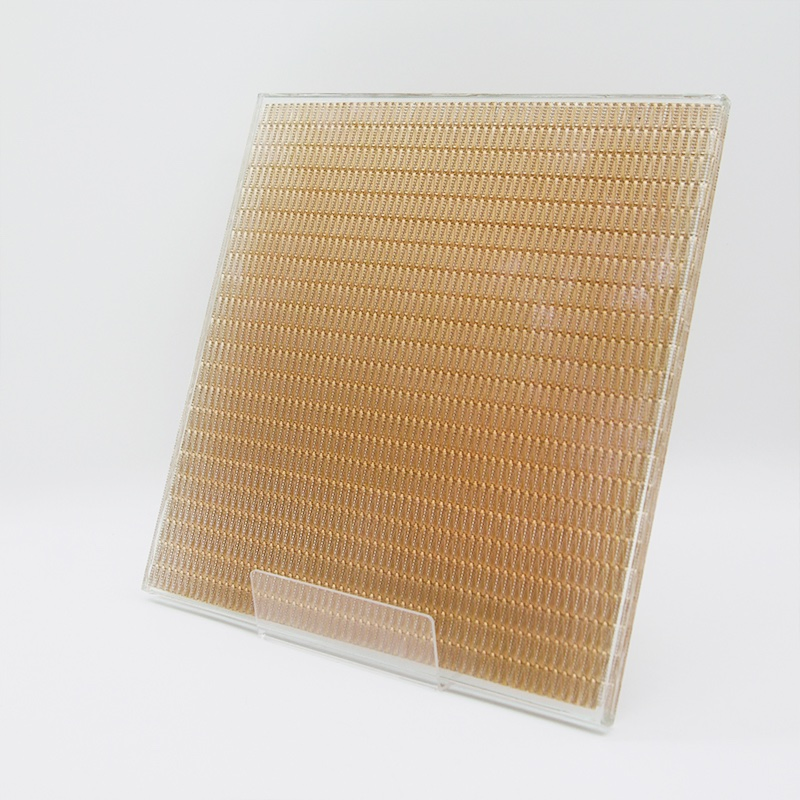 Guangzhou Glass Factory Customized Metal Mesh Laminated Wire Glass