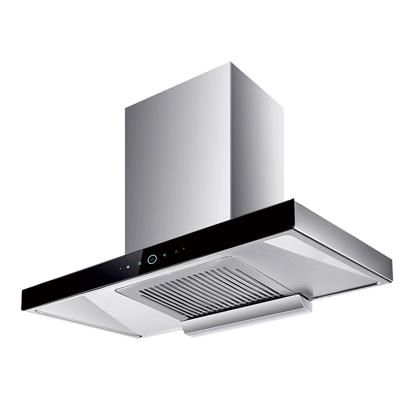 High-Performance T-Shape Range Hood with Digital Display and Custom Logo Promptly Vents Dense Oil Aerosols