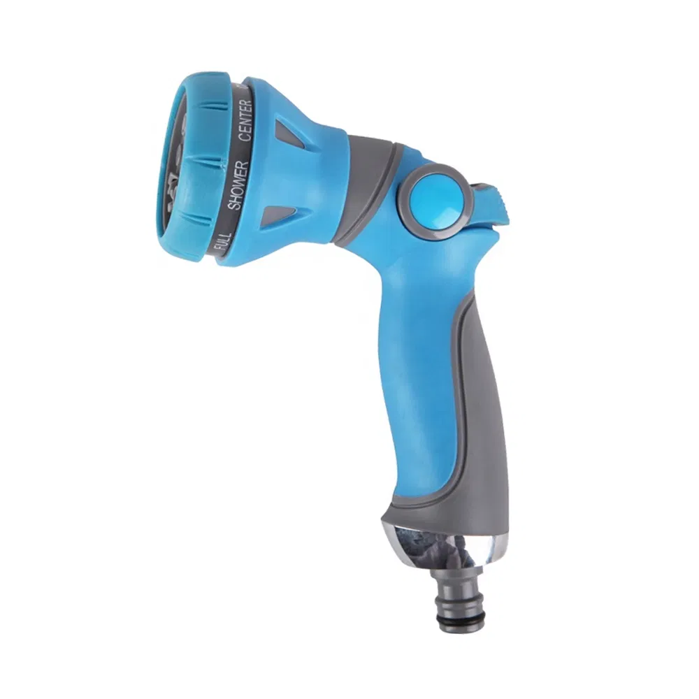 Fast Delivery 8 Patterns Adjustable Multi-Functional Water Spray Gun Nozzle for Agricultural
