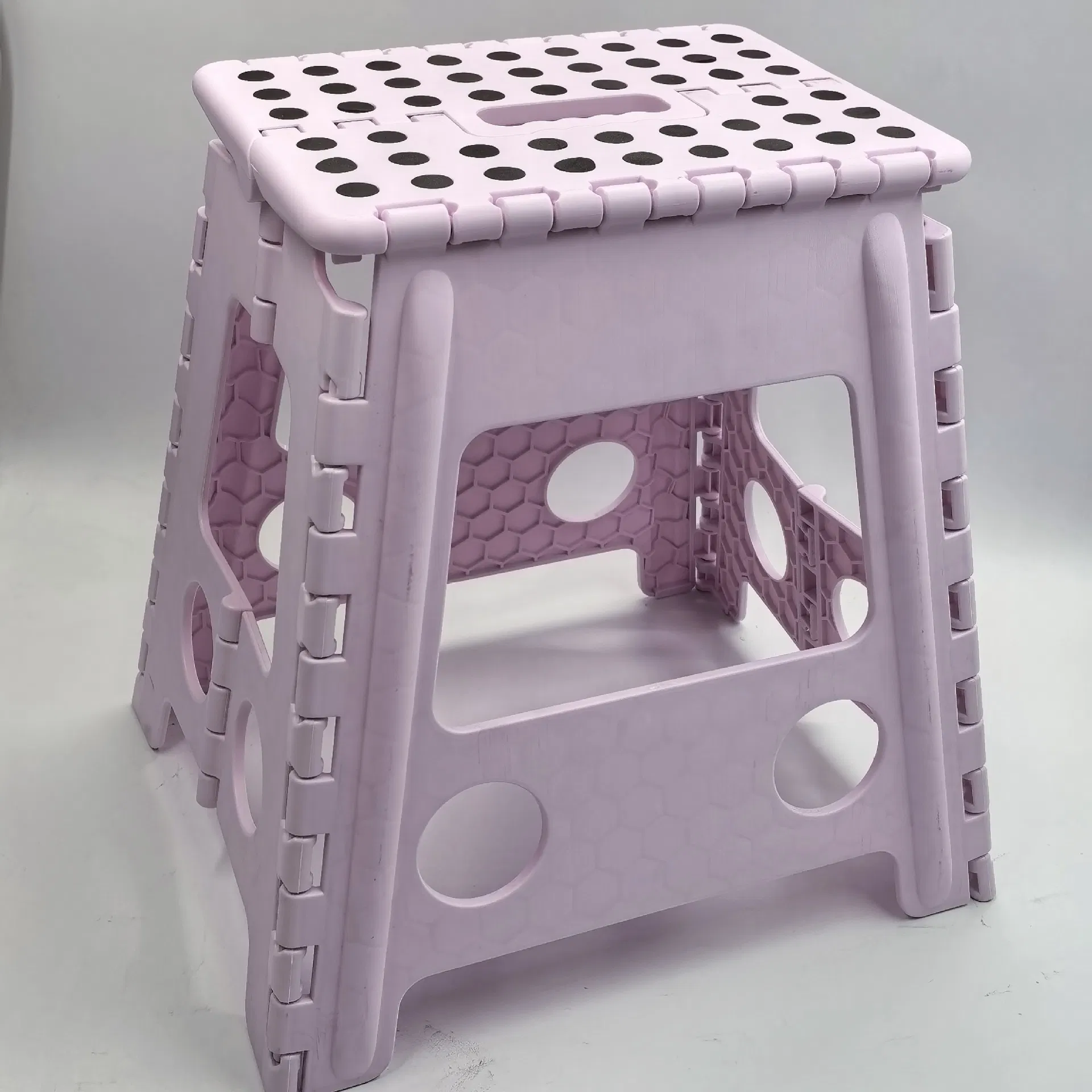 Thickened Plastic Folding Stool with Backrest, Portable Indoor and Outdoor for Children.