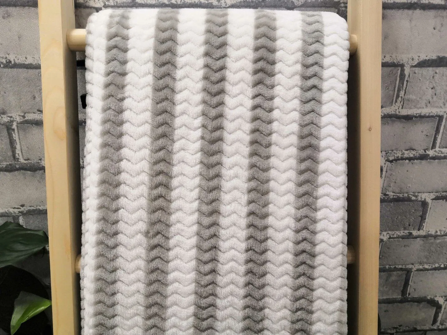 Jacquard Sherpa Decken, Soft Plush Fluffy Warm 100% Polyester Double Side Flannel Fleece Jacquard Flannel Blankets