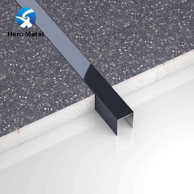 Stainless Steel U Shape Excellent Surface Tile Trim for Wall