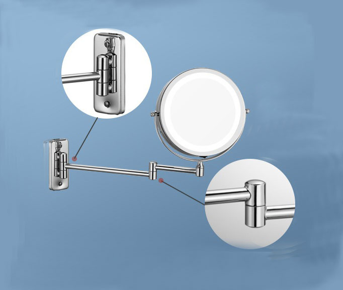 Modern Furniture Beauty Equipment LED Glass Bedroom Vanity Mirror with Lights