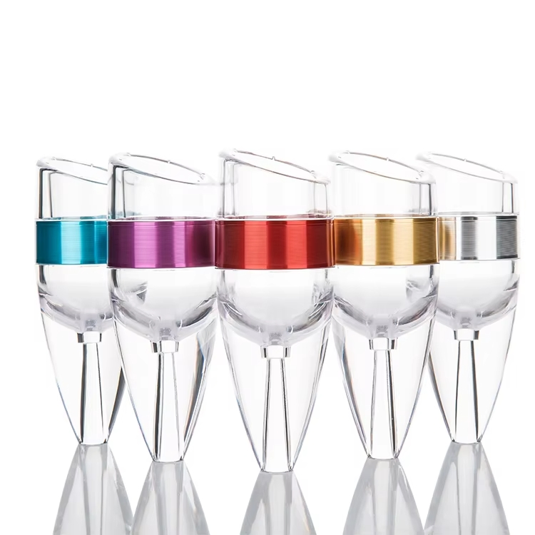 Eliminates Leaks Spills Easily Washable Small Size Easy-Carrying Wine Pump Aerator Dispenser Quick Aerating for Bulgariana