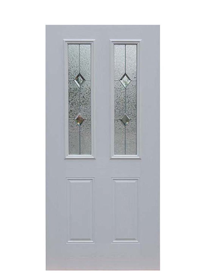 Factory Popular Design Fiberglass Exterior Door Entry Front Doors