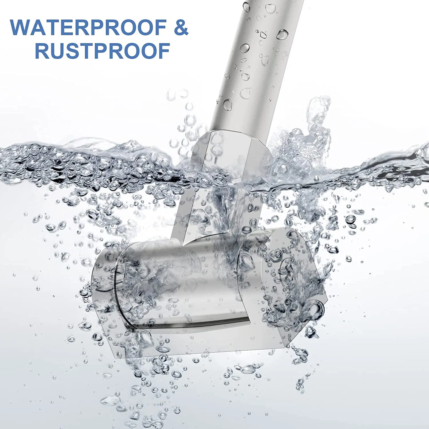 Adjustable Shower Curtain Rod Premium 304 Stainless Steel Anti-Slip No Rust