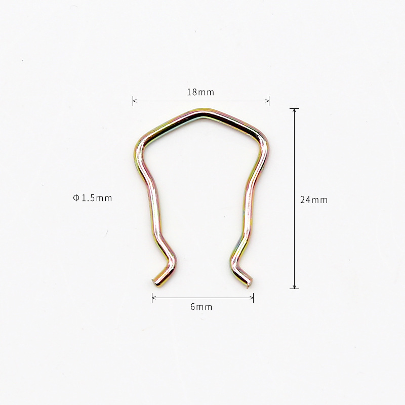 Customized Steel Wire Formed Clothes Clip Spire Open Foot Spring