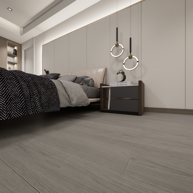 Cold Press 9 Inch Width Hardwood Wire Brushed Prefinished Engineered Timber Flooring for Dance Studio