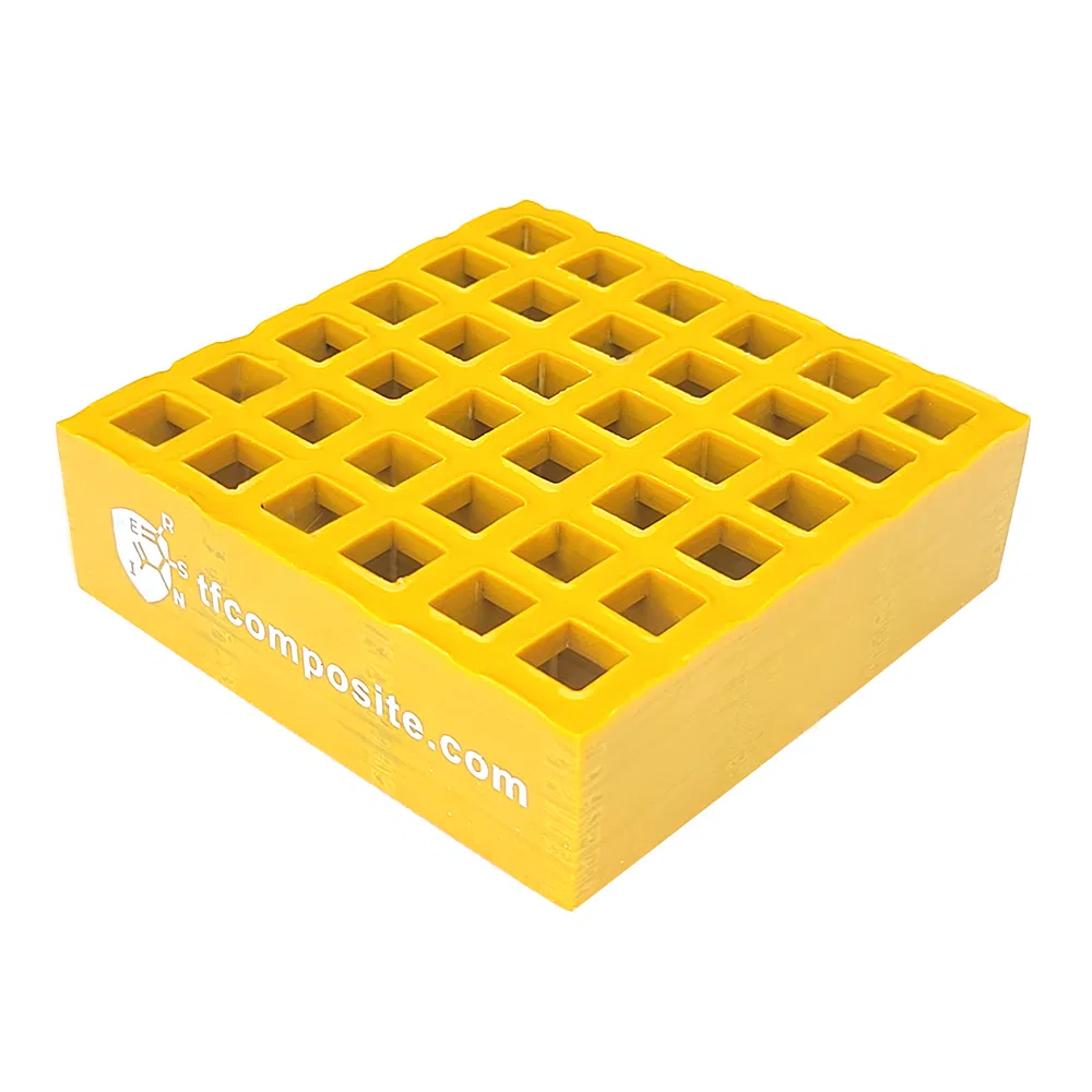 Industrial Fiberglass Grating Flooring Non-Slip Panels Corrosion-Resistant Fire Retardant Lightweight Maintenance-Free Non-Metallic Platforms Trench Covers FRP