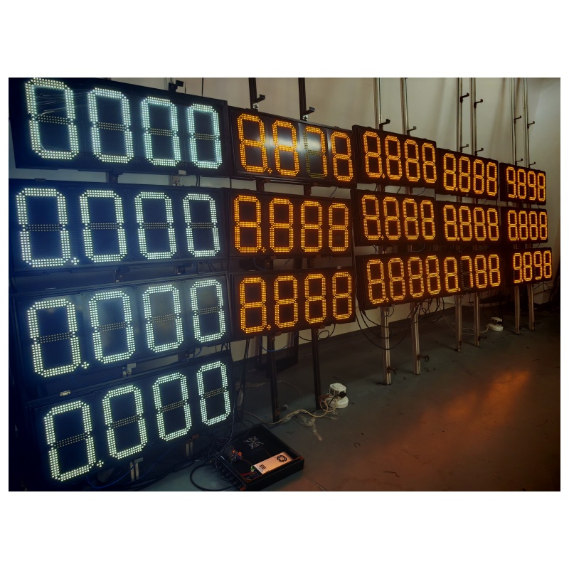 16inch LED Gas Fuel Price Sign with 7 Segment Large LED Display Digital