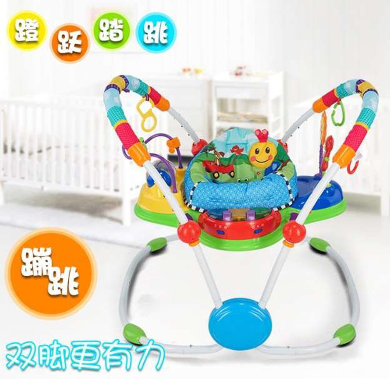 Hot Selling New Baby Bouncing Fitness Frame Musical Toys Play Table Walker