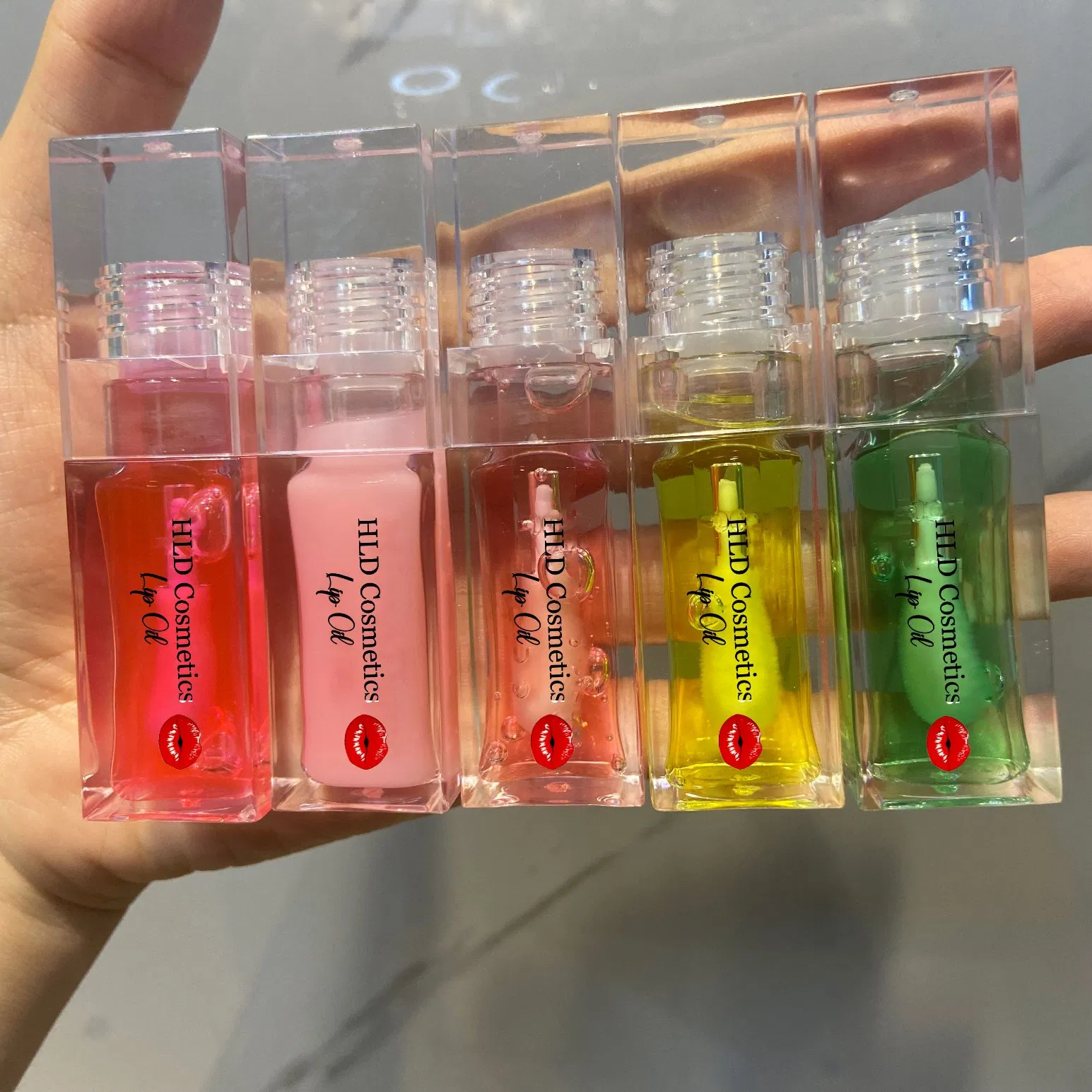 Moisturizing Shiny Shimmer Magic Natural Flavor Lip Gloss Oil Tint Private Label