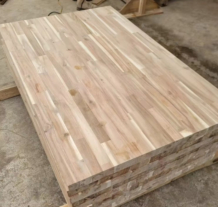 Home Decoration Items Finger Joint Changyuan Decoration Material Ecological Board Solid Wood Splicing Board Panel Furniture House Wall Fence Material Solid Wood