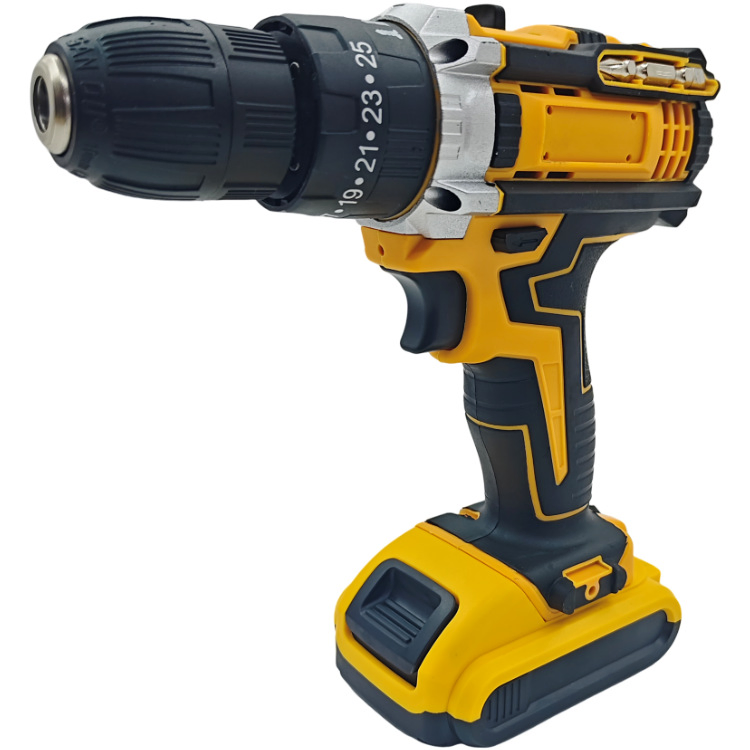Multi-Function Lithium-Ion Cordless Drill Set with Complete Accessories Dual-Speed Impact Drill