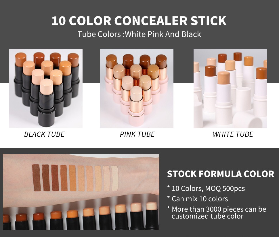 Waterproof Vegan Cosmetics Makeup Contour Cream Stick for Face