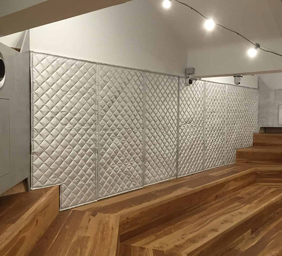 Litong Waterproof PVC Tarpaulin Fabric Easy Install Acoustic Fence Panel Sound Barrier Insulation