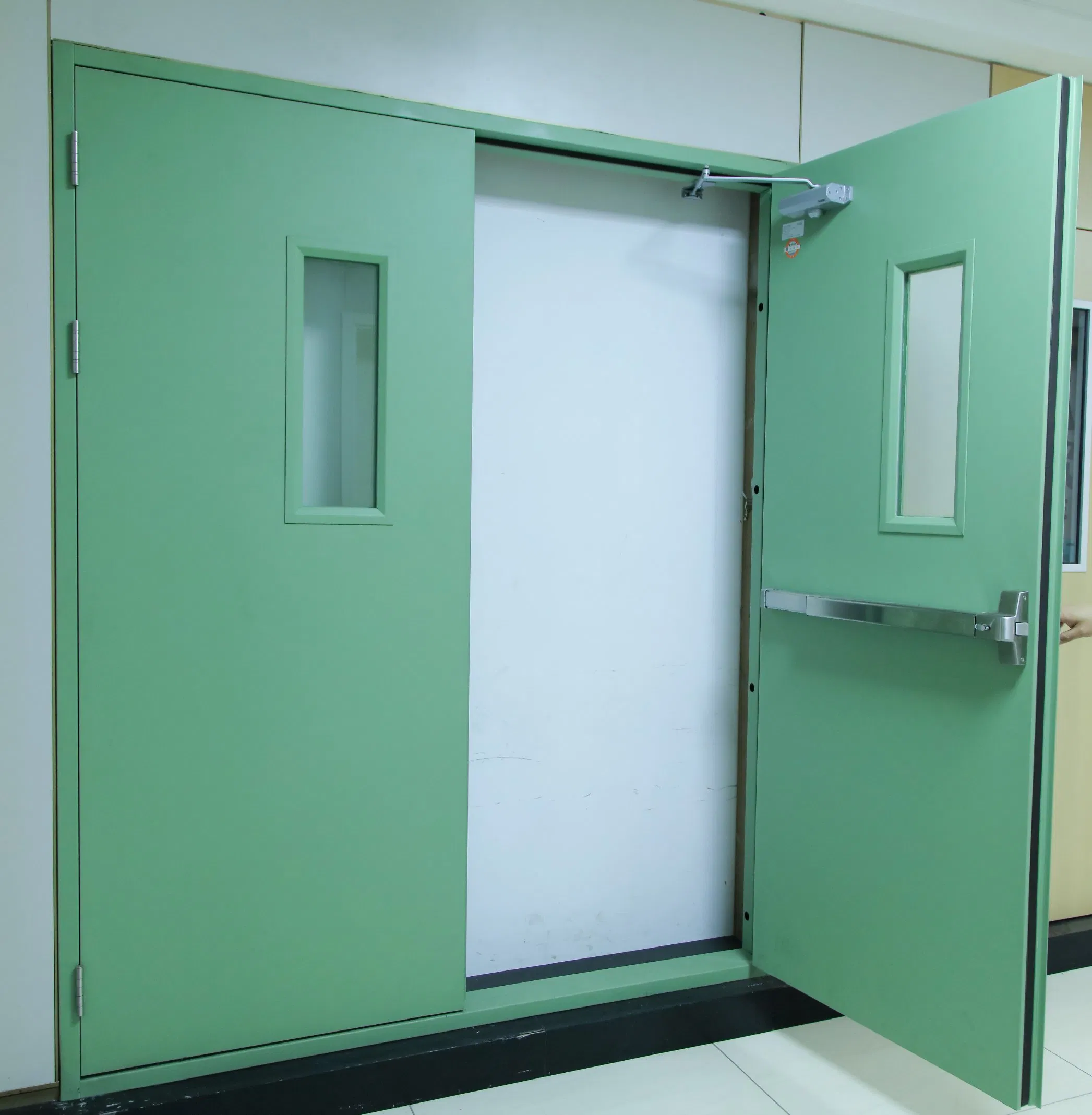 180 Mins China Real Listed Fire Rated Steel Door Commercial Building Hotel Used Fire Proof Door Entrance Steel Doors