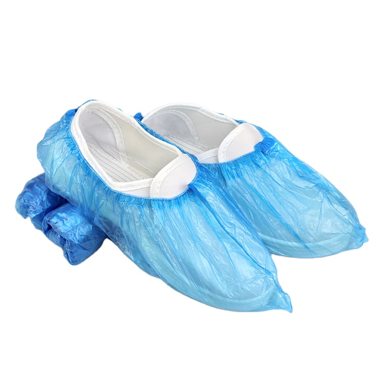 Disposable PE/CPE Shoe Cover Plastic Material Waterproof Dustproof 1.5g to 5g/Pieces