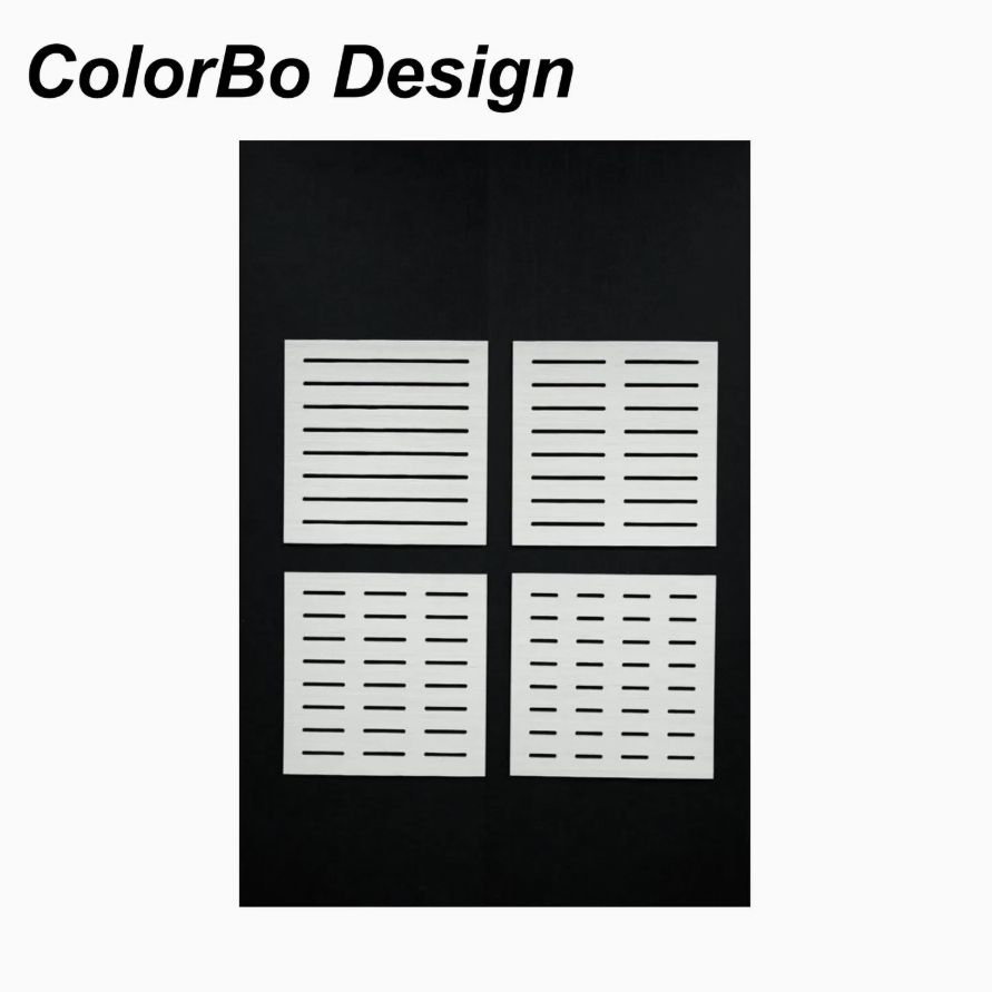 MDF Eco-Friendly Wooden Timber Perforated Acoustic Panel