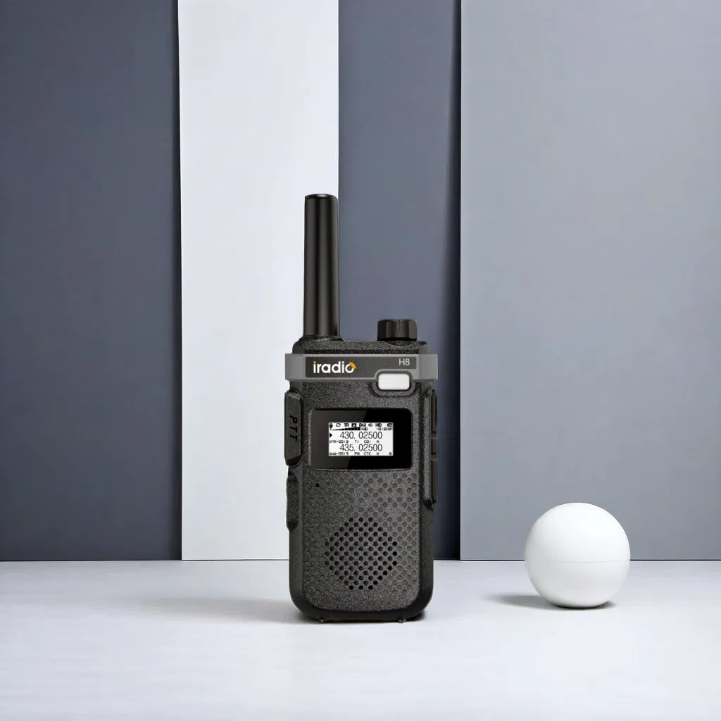 Iradio Walkie Talkie H8, Digital Two Way Radio with VHF/UHF