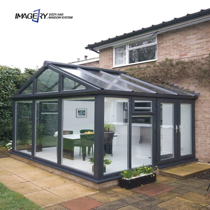 High Quality Double Glass Outdoor Customized Aluminum Frame Winter Garden Sunroom