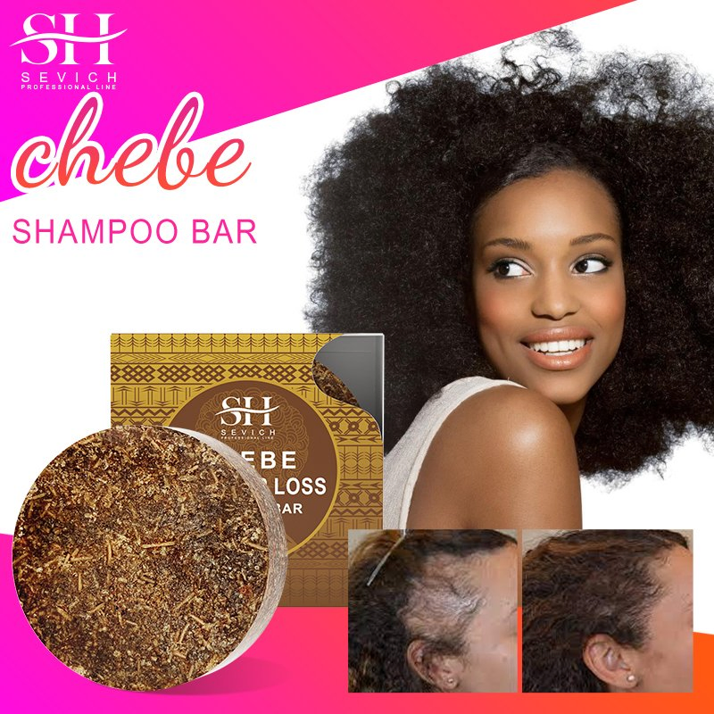 Chebe Shampoo Bar for Hair Regrowth African Crazy Traction Alopecia Anti