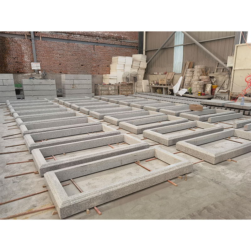 Natural Stone Light Grey G603 Polished Granite European Tombstone/Monument/Memorial/Gravestone/Headstone/Cemetery Wholesale Price