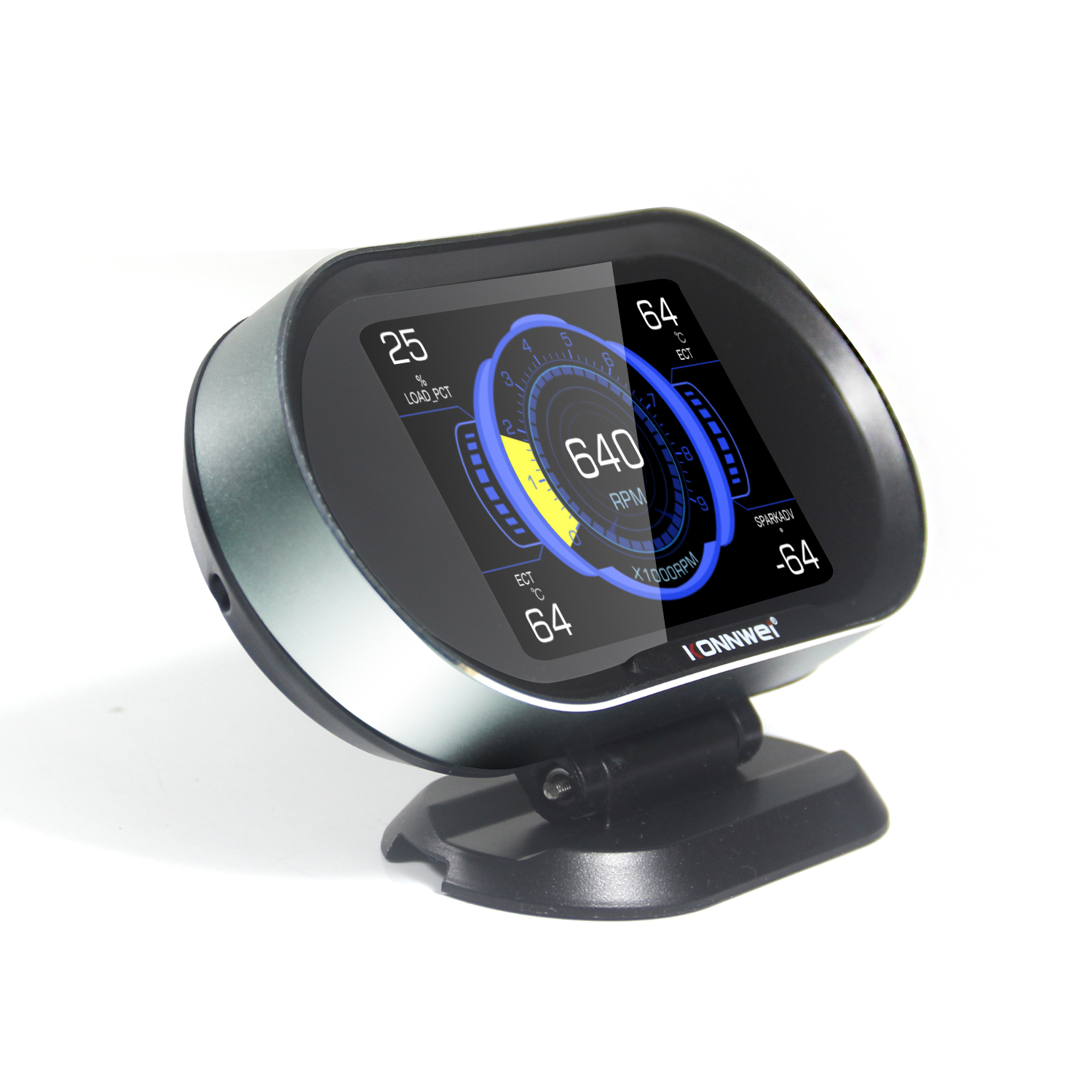 Проекционный дисплей HUD OBD2 Konnwei KW206 датчик скорости