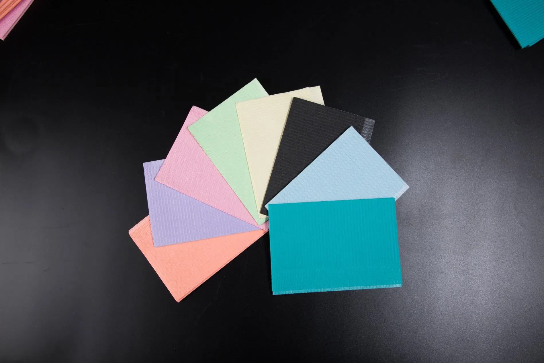 Various Color Tissue 1ply or 2ply Customized Dental Bib Raw Material