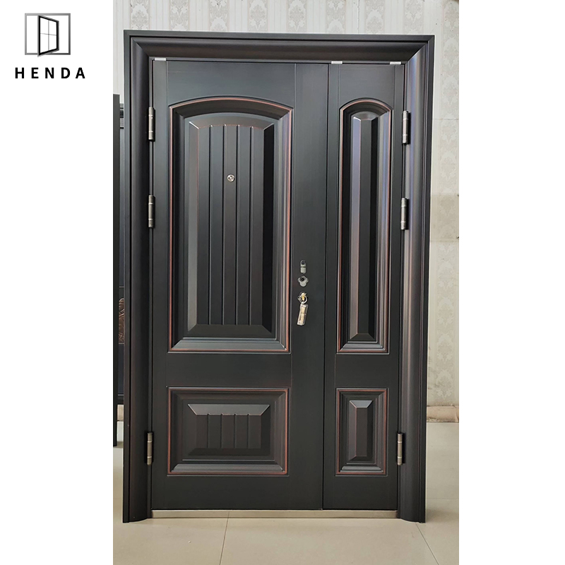 Building Material One and Half Leaf Steel Main Door with Good Price