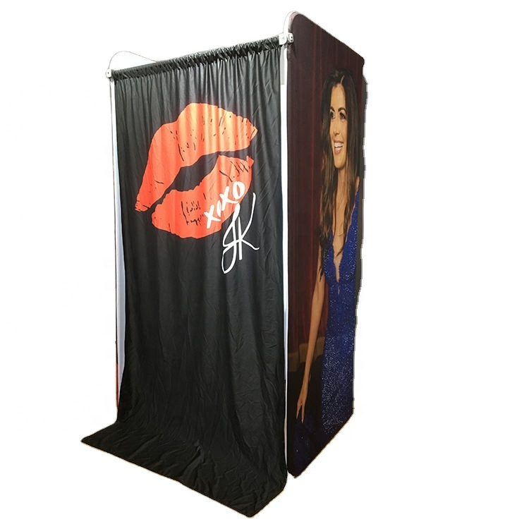 Clothing Store Custom Aluminum Frame Luxury Portable Temporary Mobile Fitting Room