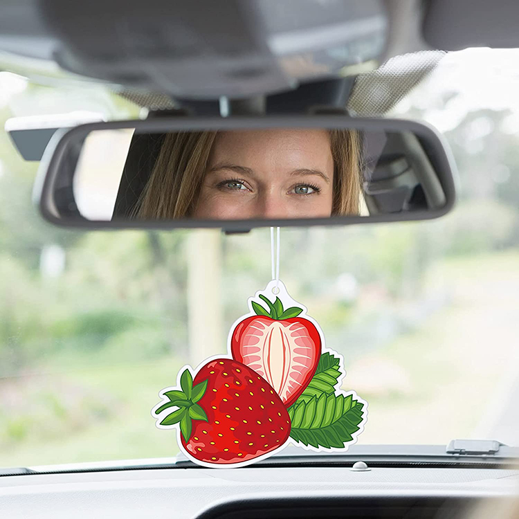 Factory Price Long Lasting Accept Logo Printed Custom Cartoon Girl OEM Air Freshener for Car