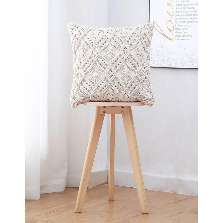 Pillow Cover Macrame Cushion Case Pillows Decorative for Bed Sofa