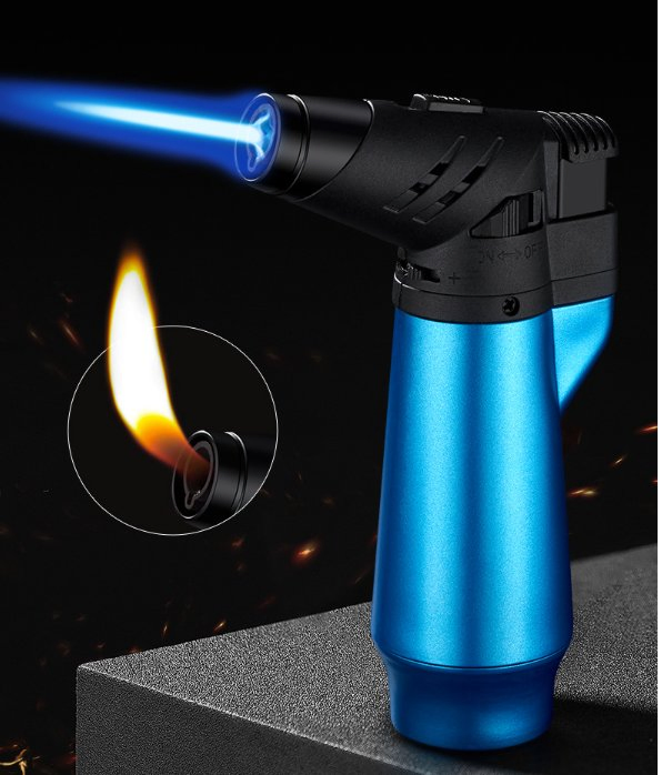 Windproof Lighter Double Flame Welding Igniter Inflatable Spray Gun Torch Cigar Lighter