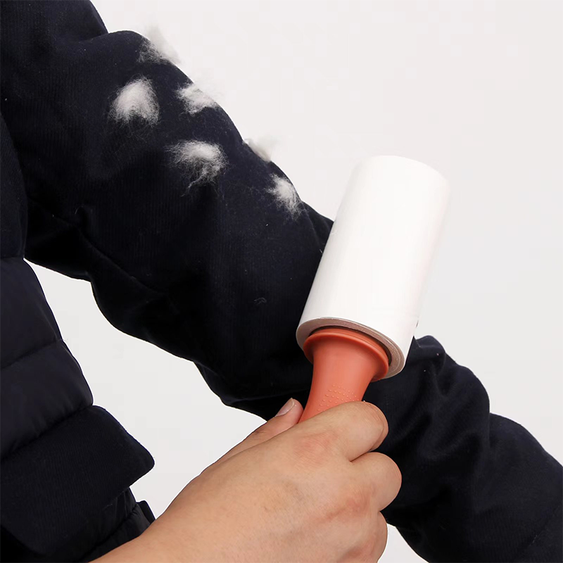 Custom Size 30 60 90 100 105 Sheets Adhesive Sticky Paper Cleaning Pet Cat Dog Hair Remover Clothes Lint Roller with Refill